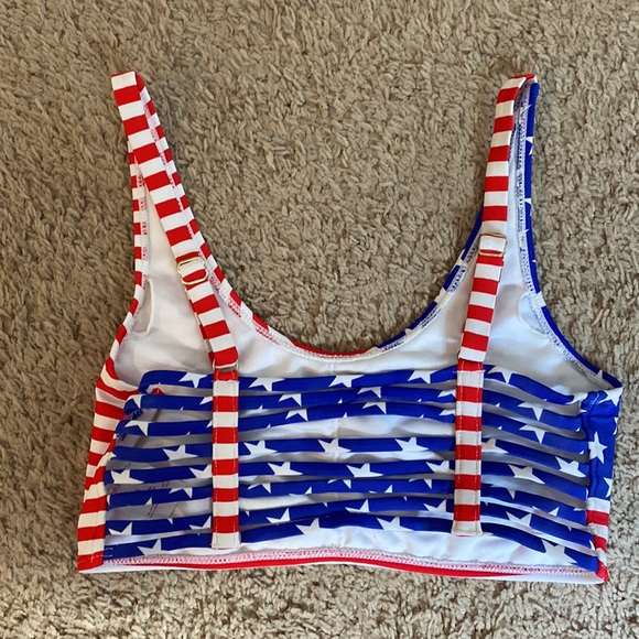 American Flag Bikini top - Picture 2 of 2